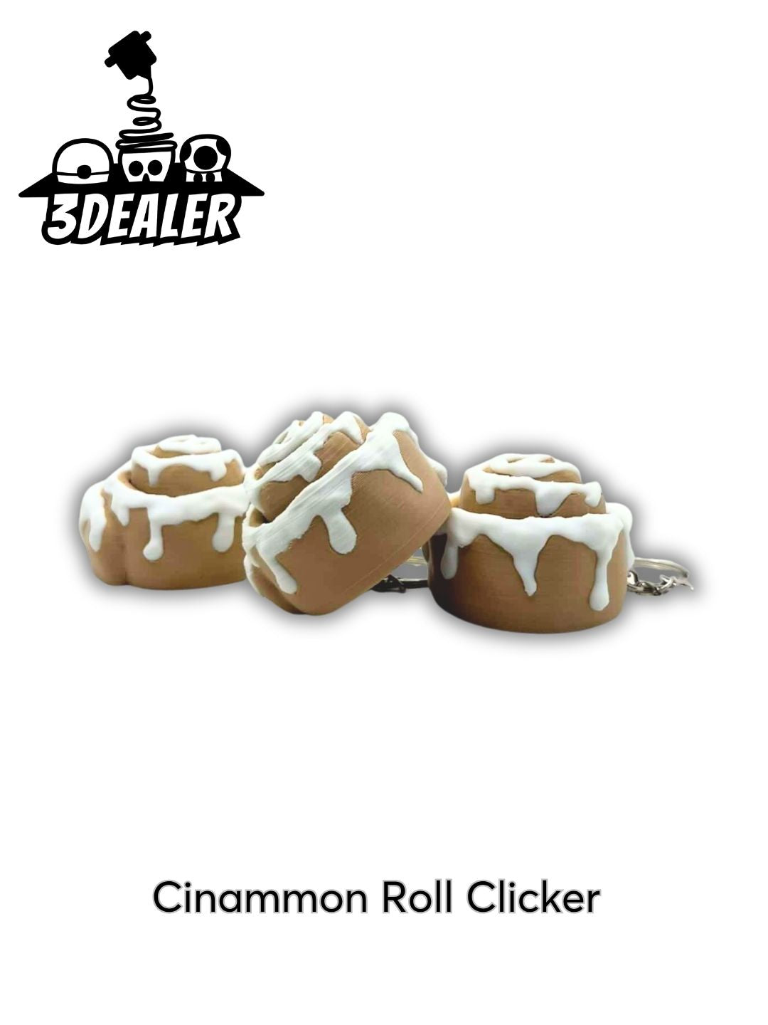 Cinnamon Roll clicker μπρελόκ