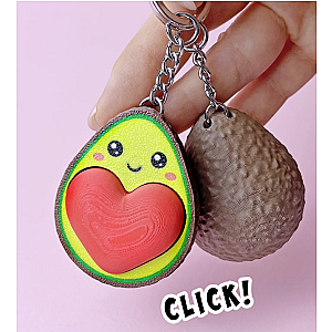 Μπρελόκ αβοκάντο heart clicker