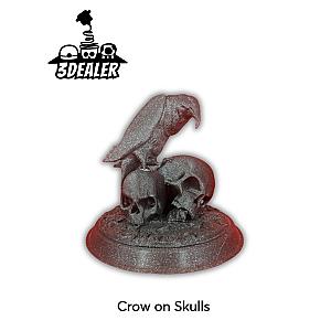 Crow on Skulls
