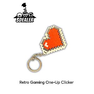 Retro gaming One-up clicker